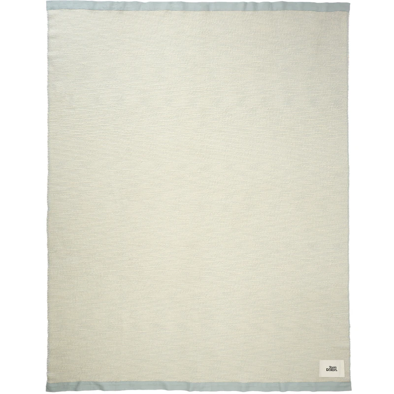 Thread Teppe 140x180 cm, Blå / Hvit