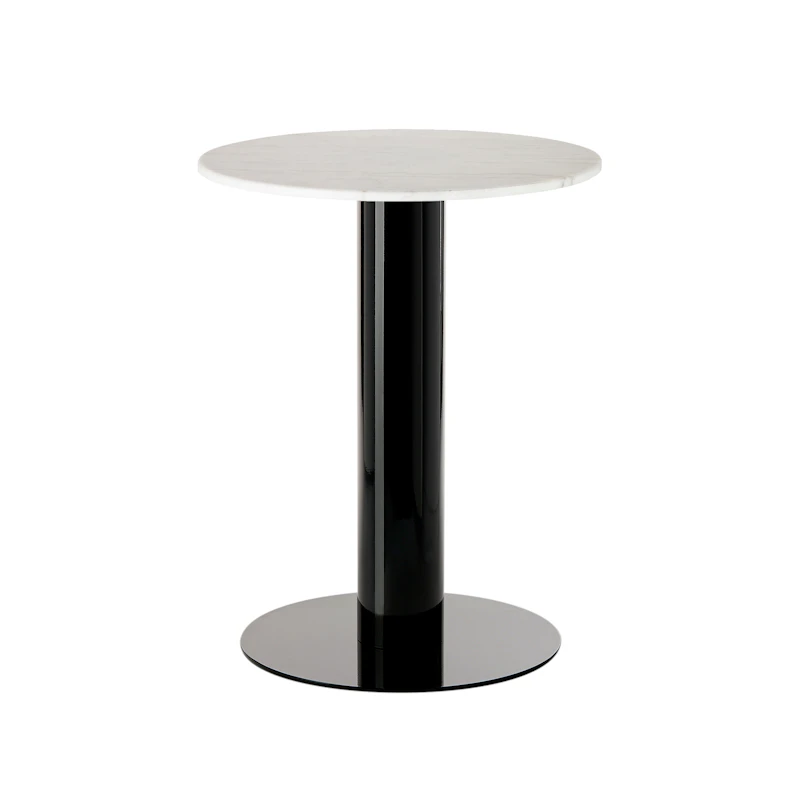Tube Spisebord Ø60 cm, Sort / Hvit