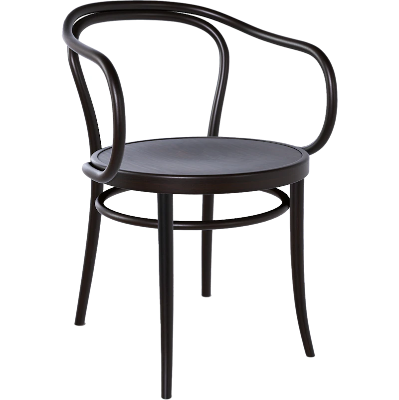 No 30 Stol Med Armlener, Coffee