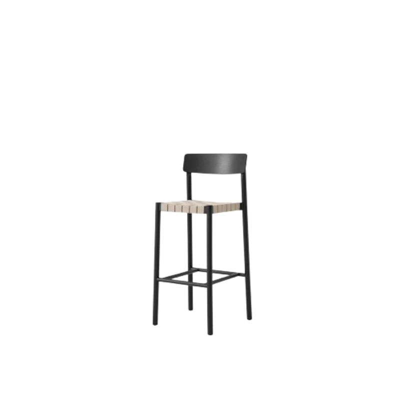 Betty TK15 Barkrakk Sortlakkert Ask/Natur Linflett