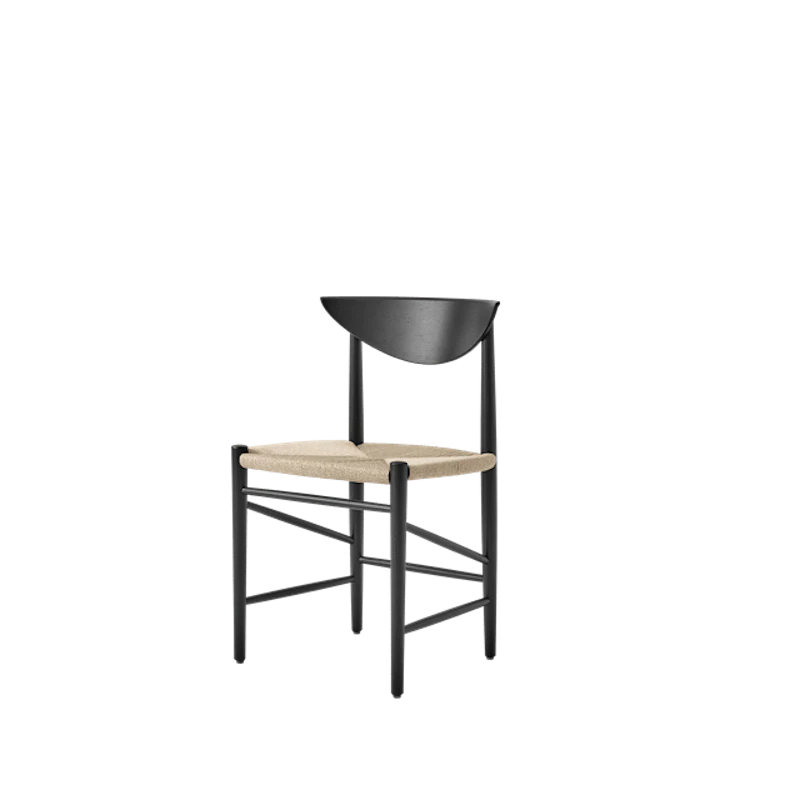 Drawn HM3 Spisestol Sort Eik