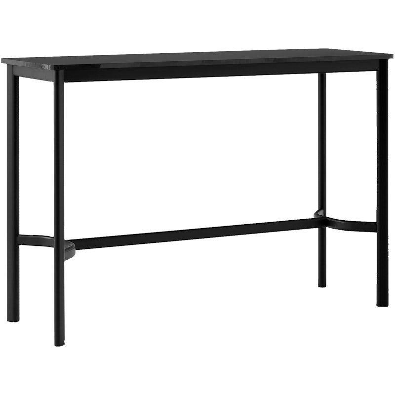 Drip HW111 Bardisk 50x140 cm, Svart Laminat / Svart