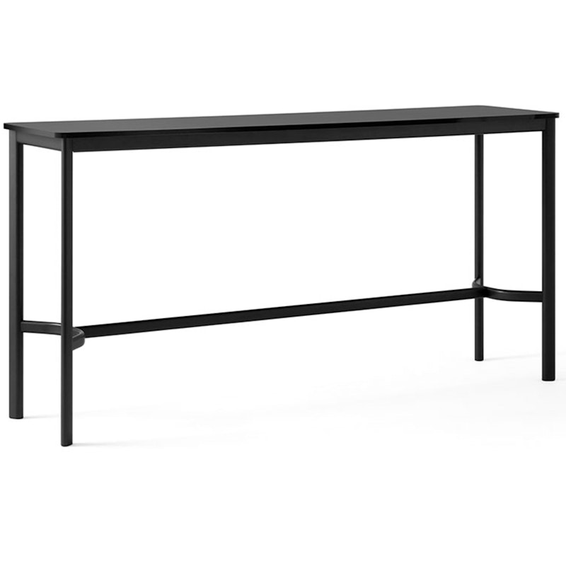 Drip HW61 Bardisk 50x190x95 cm, Svart Laminat / Svart