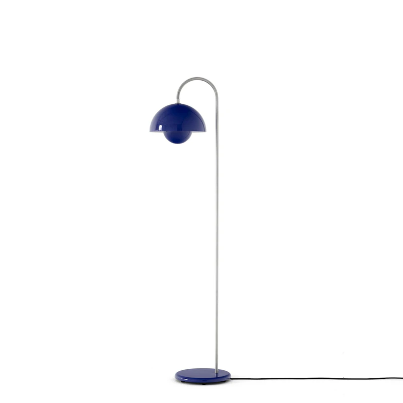 Flowerpot VP12 Gulvlampe, Cobalt Blue