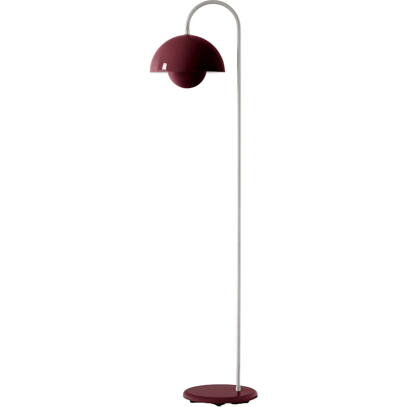 Flowerpot VP12 Gulvlampe, Dark Plum