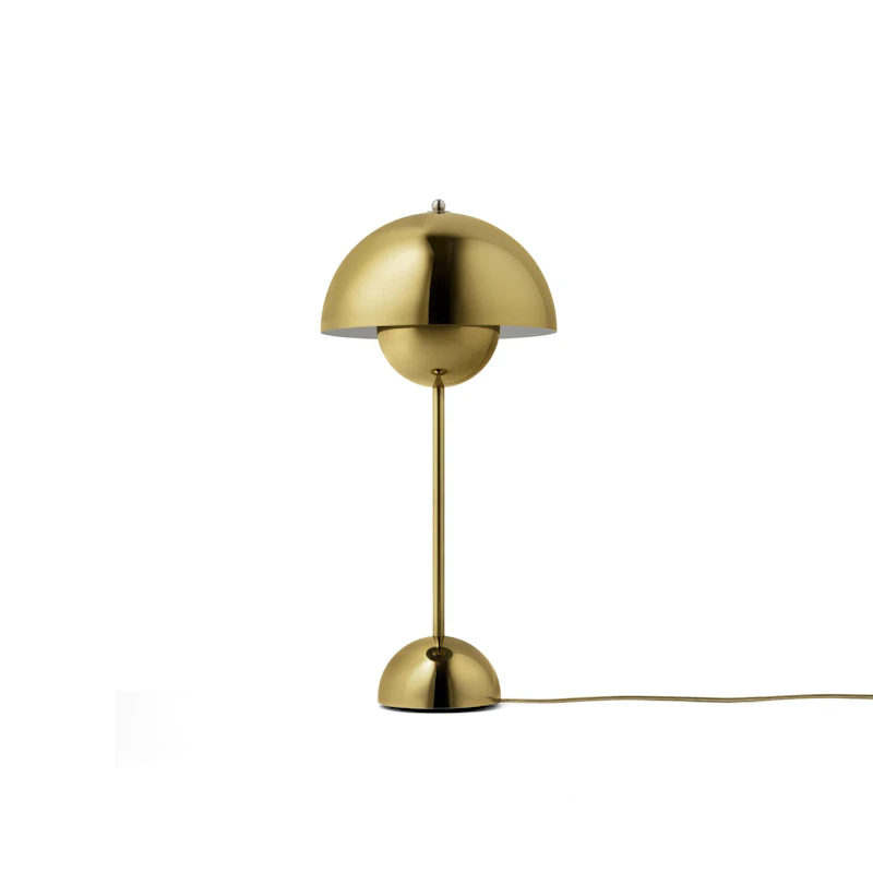 Flowerpot VP3 Bordlampe, Brass-Plated