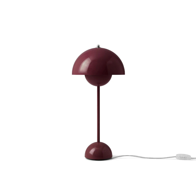 Flowerpot VP3 Bordlampe, Dark Plum