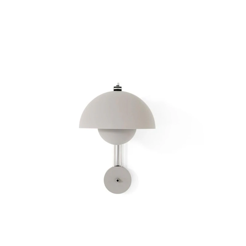 Flowerpot VP8 Vegglampe, Matt Light Grey