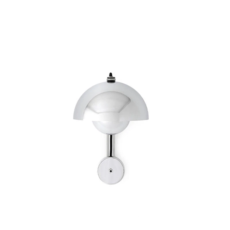 Flowerpot VP8 Vegglampe, Chrome-Plated