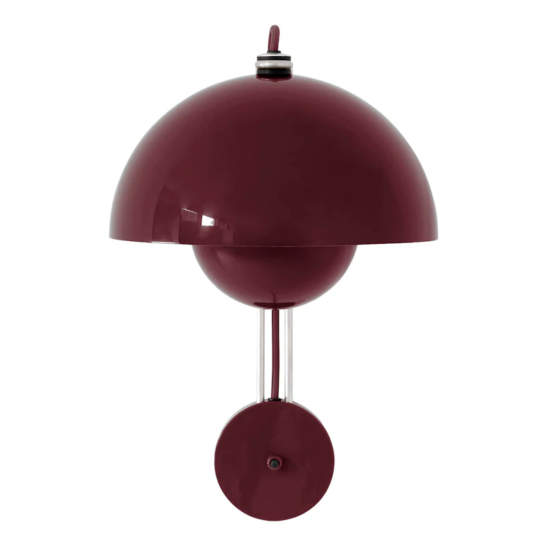 Flowerpot VP8 Vegglampe, Dark Plum