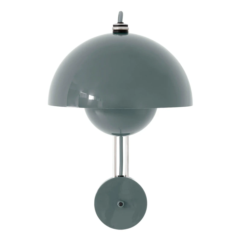 Flowerpot VP8 Vegglampe, Stone Blue