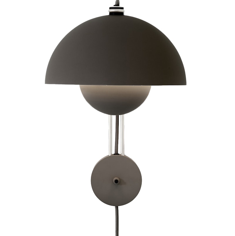 Flowerpot VP8 Vegglampe, Matt Black