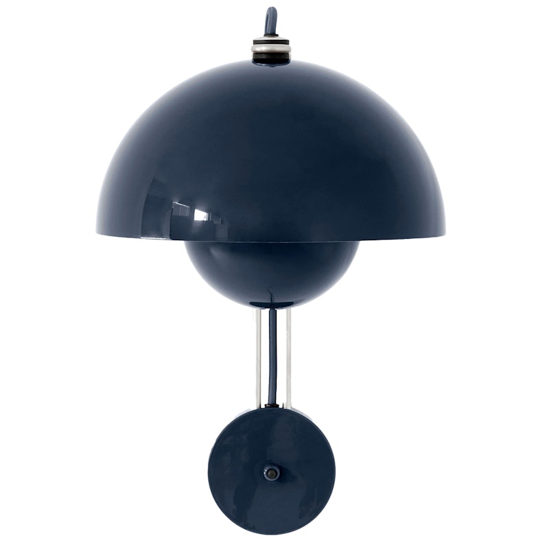 Flowerpot VP8 Vegglampe, Steel Blue