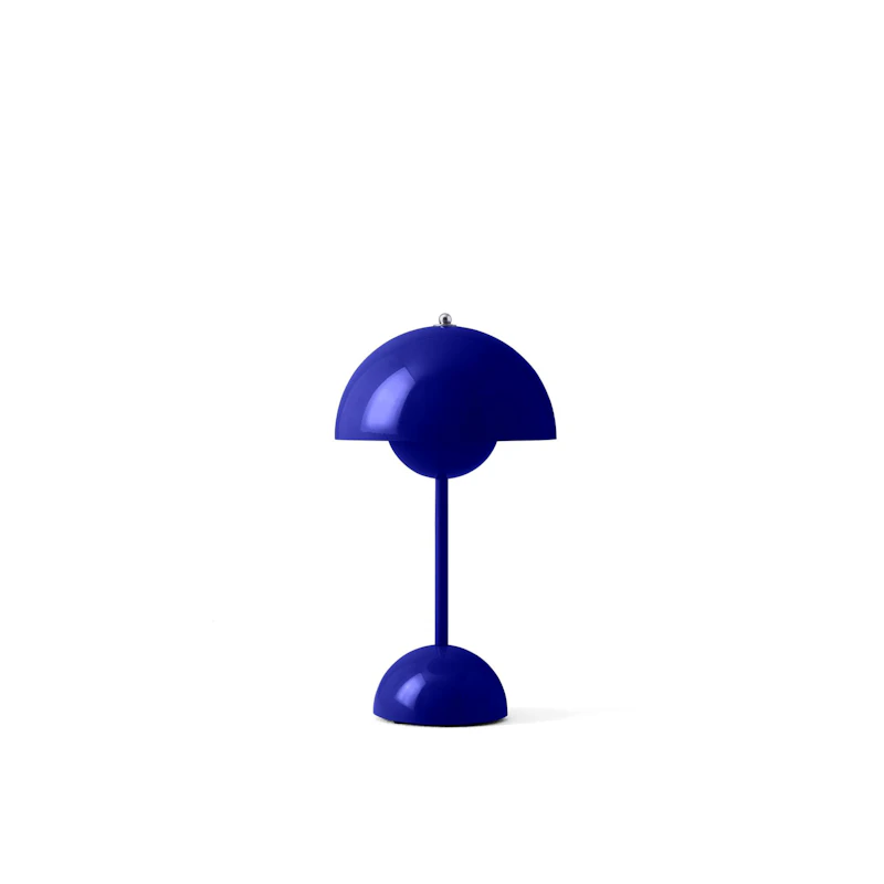 Flowerpot VP9 Bordlampe Bærbar, Cobalt Blue