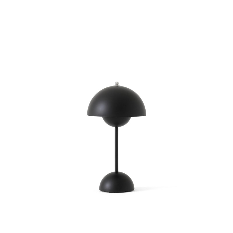 Flowerpot VP9 Bordlampe Bærbar, Matt Black