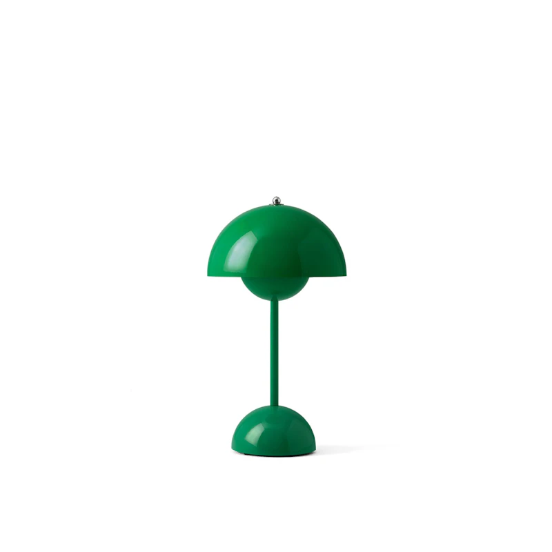 Flowerpot VP9 Bordlampe Bærbar, Signal Green
