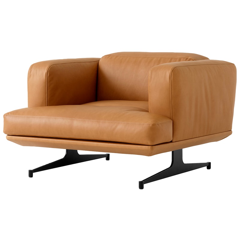 Inland AV21 Lenestol, Skinn Noble Cognac / Warm Black