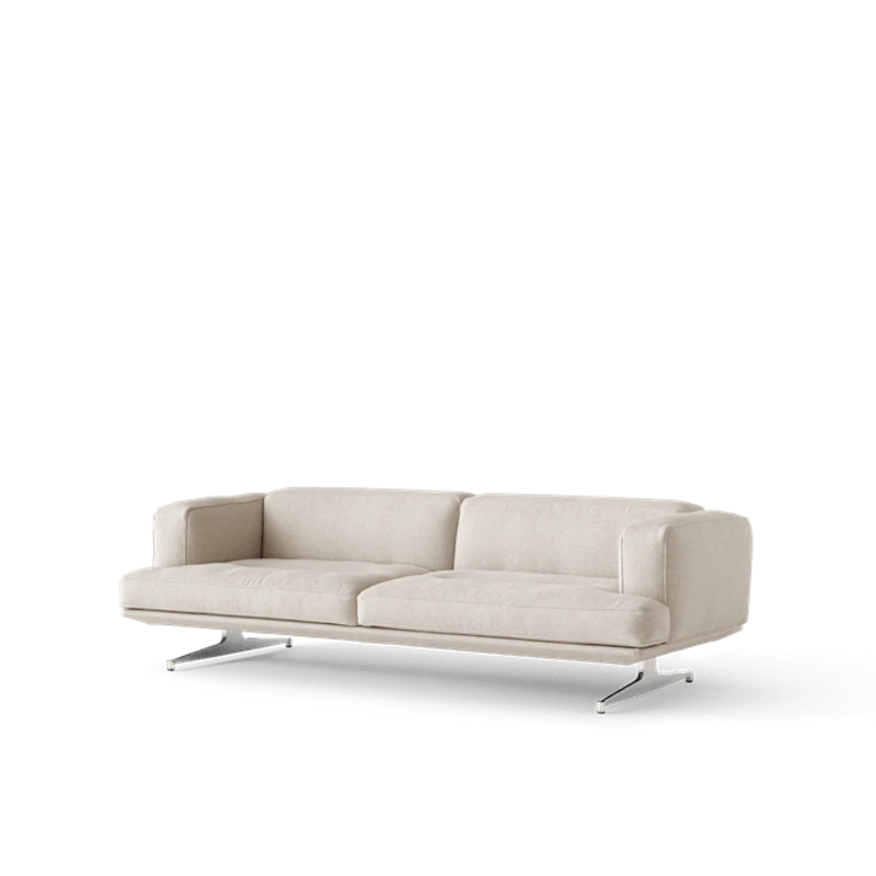 Inland AV23 Sofa 3-Seters Clay 0011/Polert Aluminium