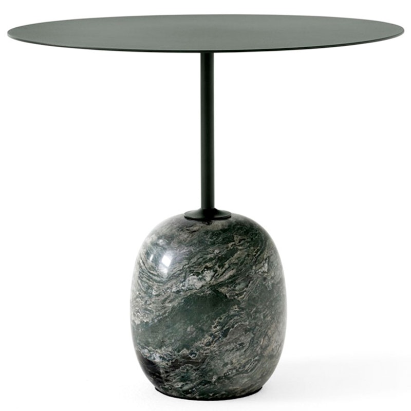 Lato LN9 Oval Bord, Dypgrøn / Verde Alpi Marble