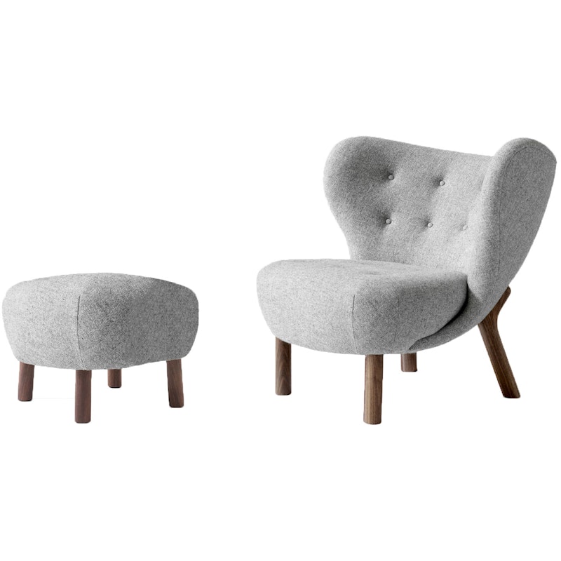 Little Petra VB1, Loungestol  Set, Valnøtt / Hallingdal 130