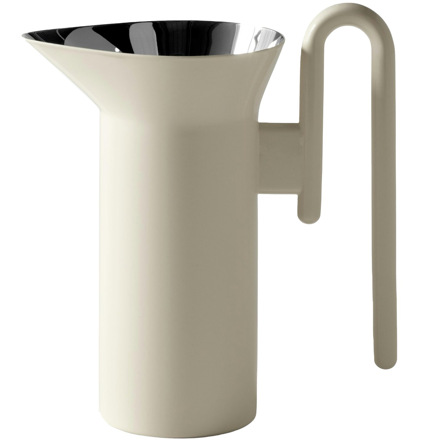 &Tradition Momento Jh38 Mugge 1l Ivory -  Vannkarafler & Vannkanner Rustfritt St&aring;l Elfenben - 133241A301