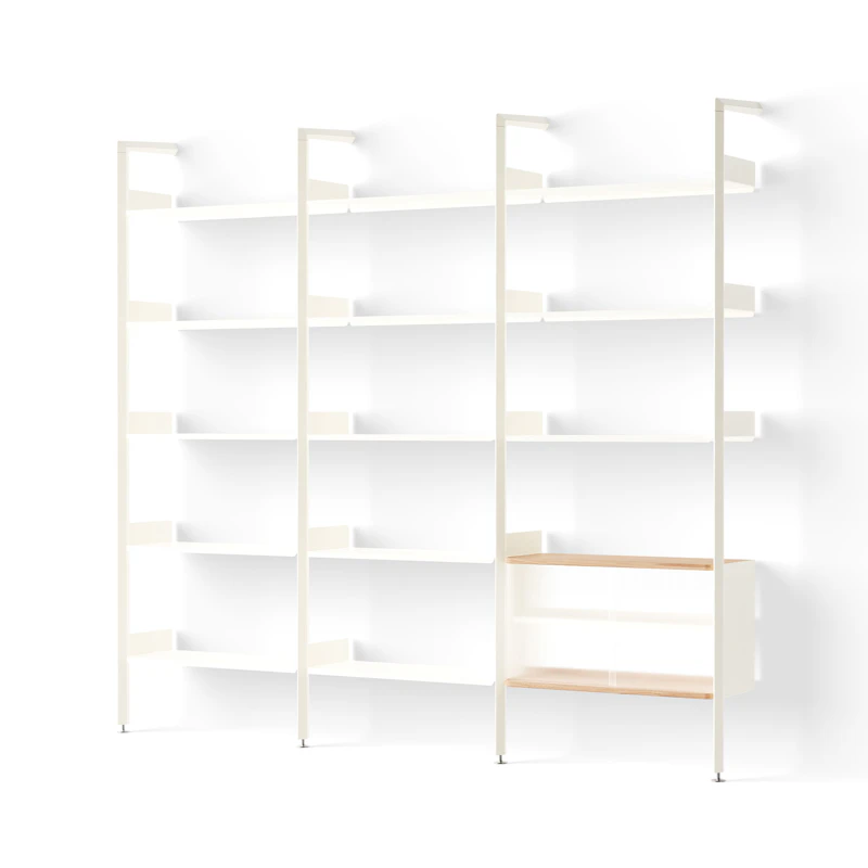 Rombe IF1/IF4/IF6 Hyllesystem Config H, Alabaster