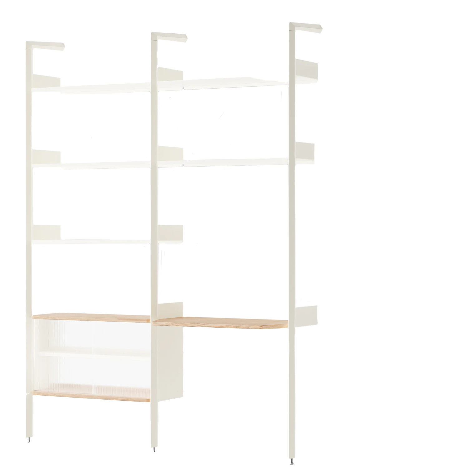 Rombe IF2/IF6 Hyllesystem Config D, Alabaster | RoyalDesign.no