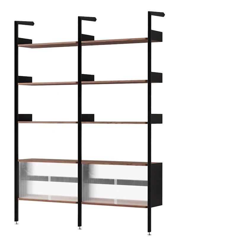 Rombe IF3/IF6 Hyllesystem Config E, Valnøtt