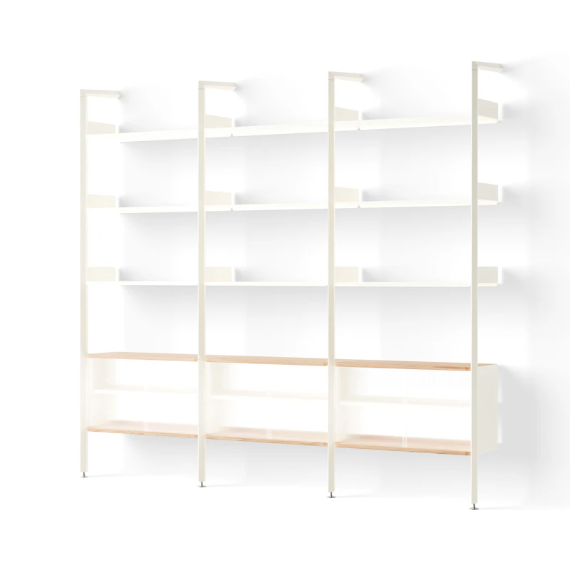 Rombe IF3/IF6/IF6 Hyllesystem Config K, Alabaster