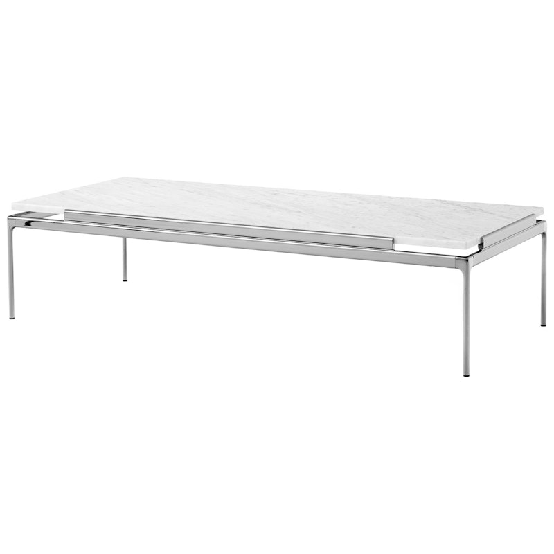 Sett LN12 Salongbord 60x140 cm, Bianco Carrera