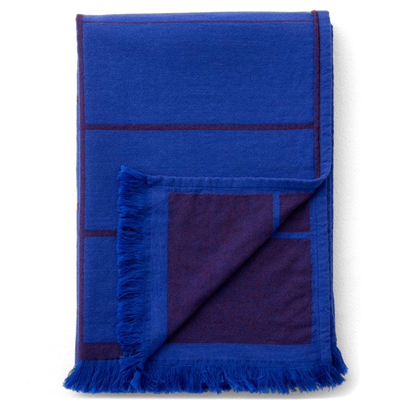 Untitled Throw AP10, Light Beige, 150x210 cm Teppe 150x210 cm Electric Blue