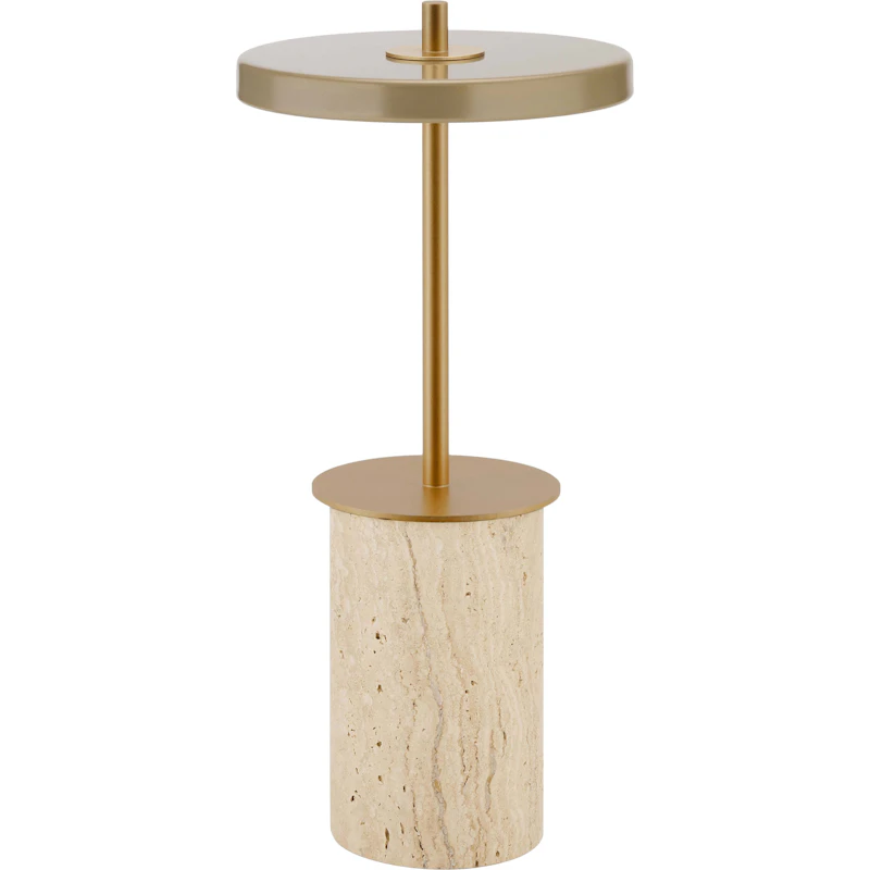 Asteria Move Mini Bordlampe Bærbar, Clay Travertine