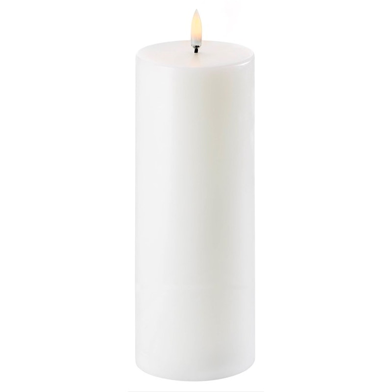 LED Kubbelys Nordic White, 7,8x20,3 cm