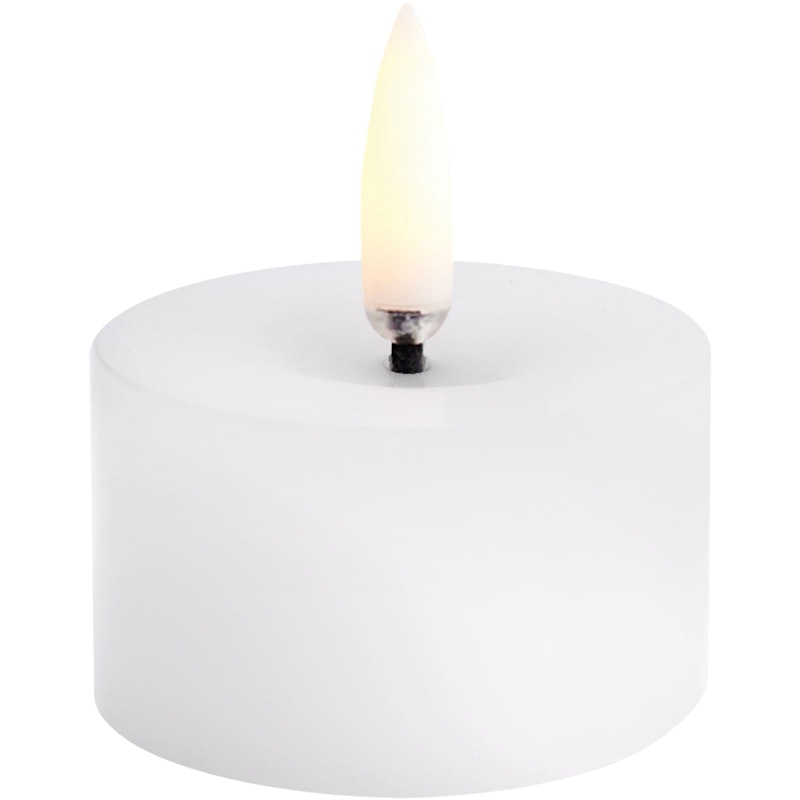 LED Kubbelys Smeltet Nordic White, 5x2,8 cm