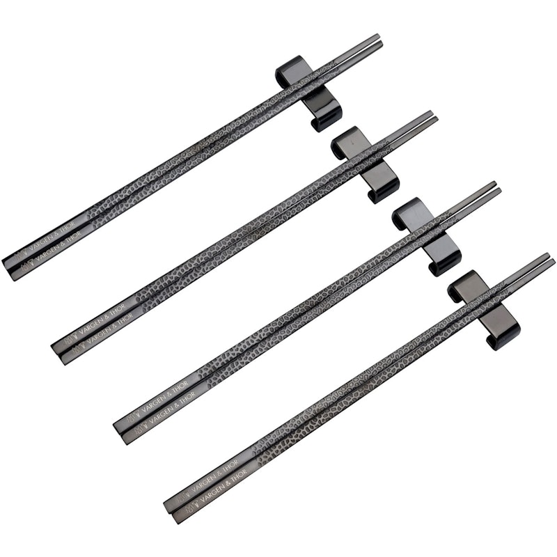 Kito Spisepinner 4-pk, Sort