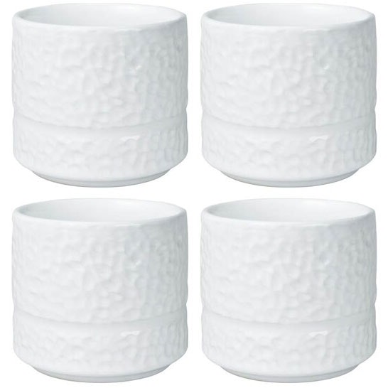 Vargen & Thor Servisen C Glass 26 Cl 4-pk  -  Kaffekopper Stengods Hvit - 60233856