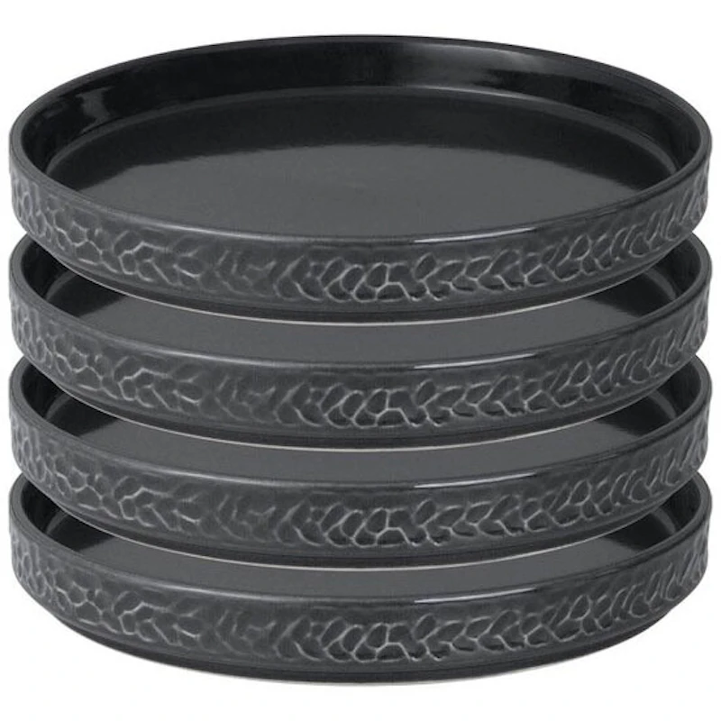 Servisen C Tallerken 17,2 cm 4-pk, Antrasitt