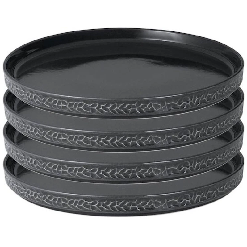 Servisen C Tallerken 25 cm 4-pk, Antrasitt