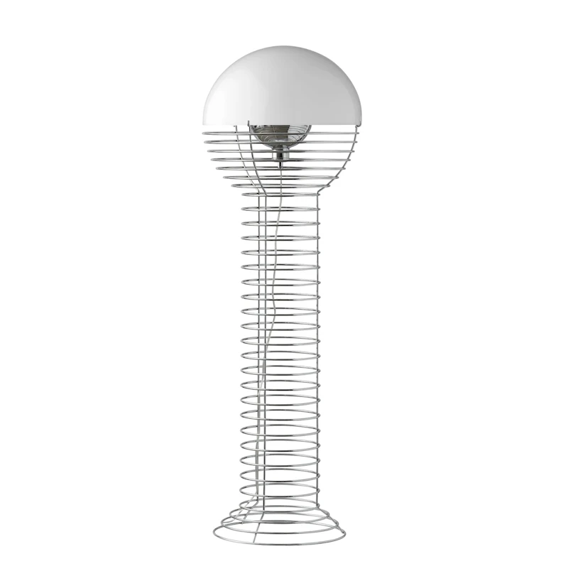 Wire Gulvlampe 120 cm, Hvit