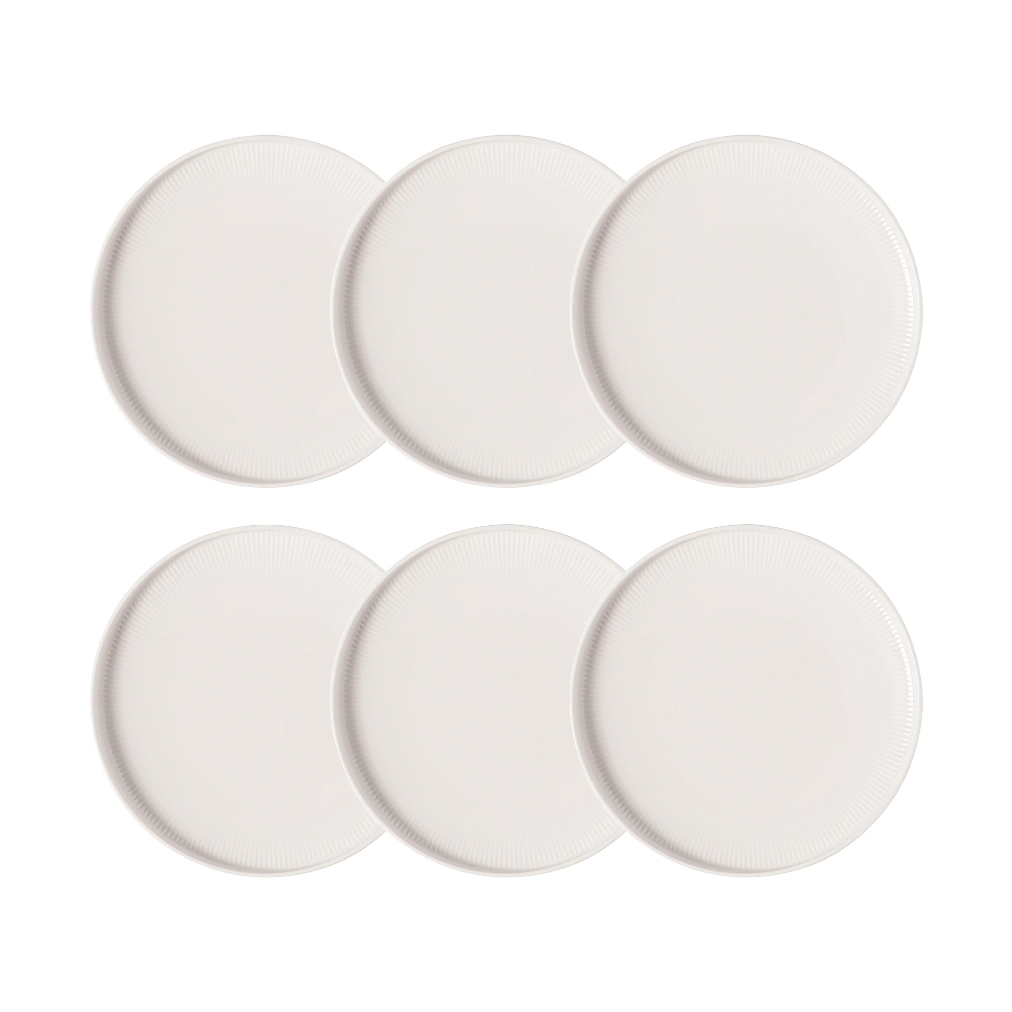 Villeroy & Boch Afina Sidetallerken 17 Cm 6-pk - Asjetter Porselen Hvit - 1042932660X6