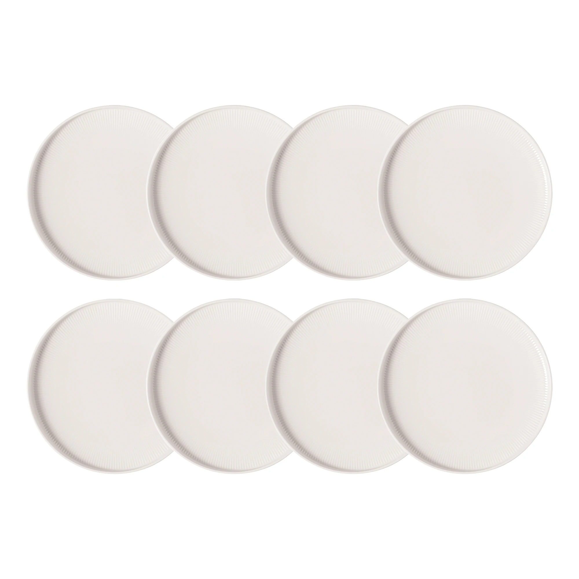 Villeroy & Boch Afina Sidetallerken 17 Cm 8-pk - Asjetter Porselen Hvit - 1042932660X8
