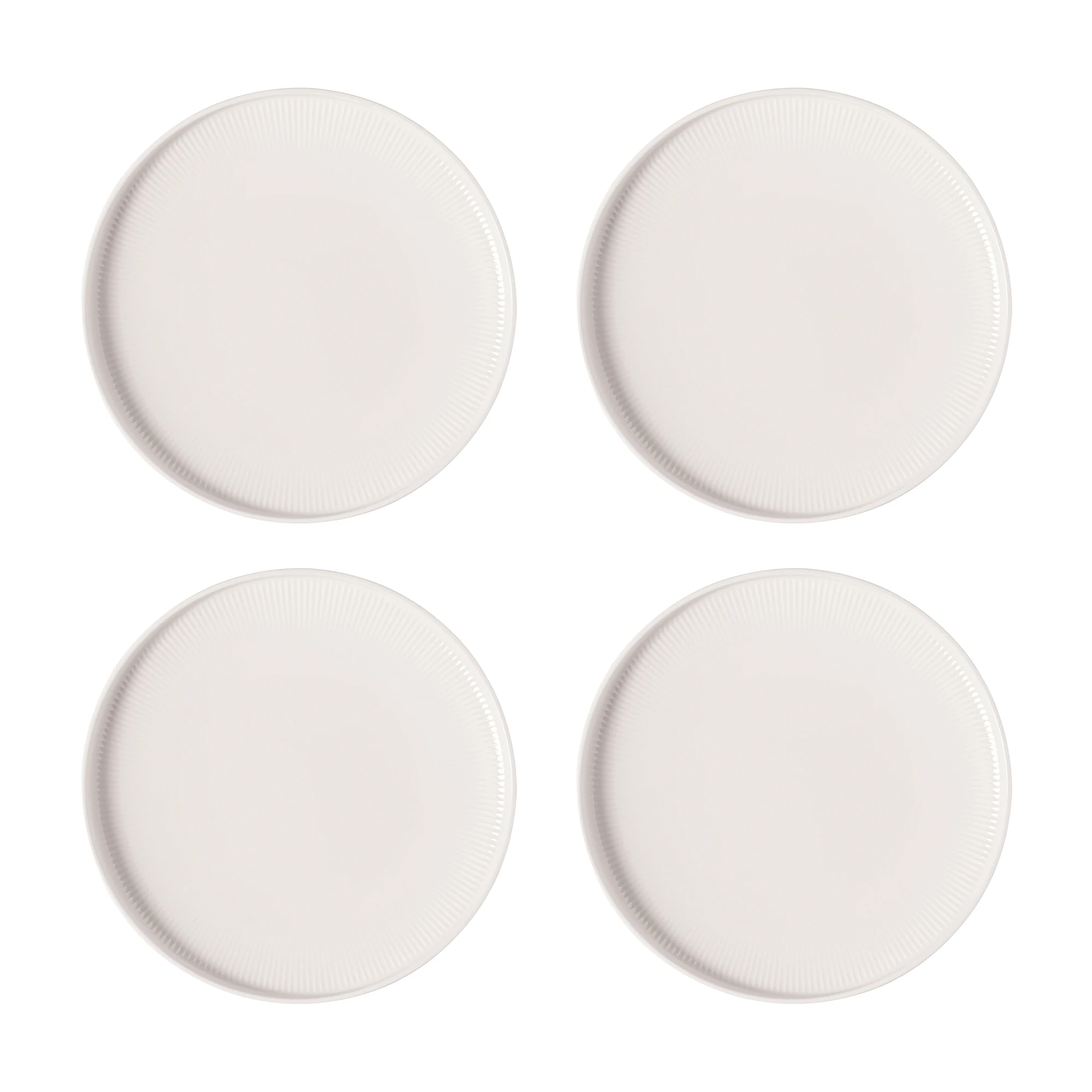 Villeroy & Boch Afina Tallerken 22 Cm 4-pk - Asjetter Porselen Hvit - 1042932640X4