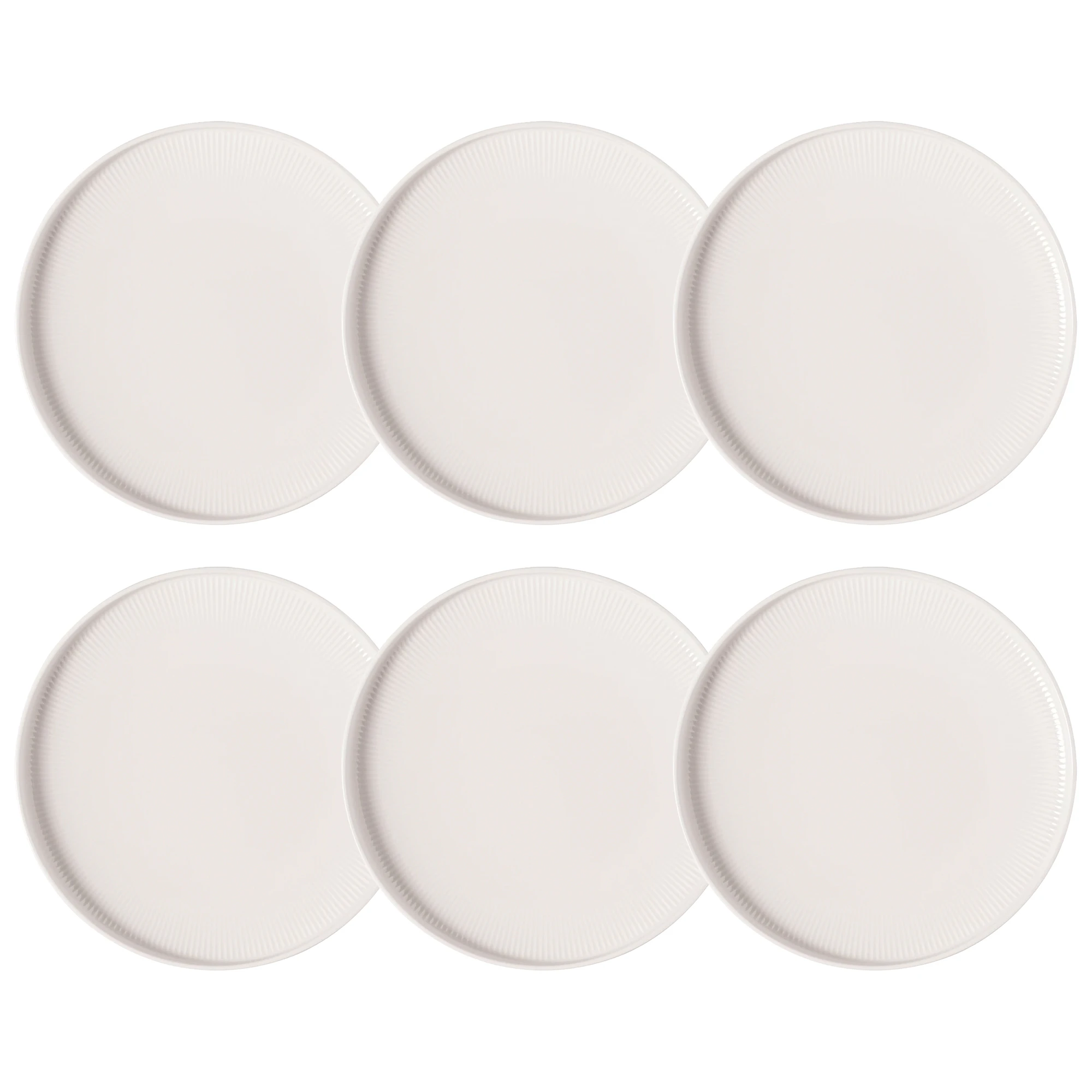 Villeroy & Boch Afina Tallerken 27 Cm 6-pk - Tallerkener Porselen Hvit - 1042932620X6