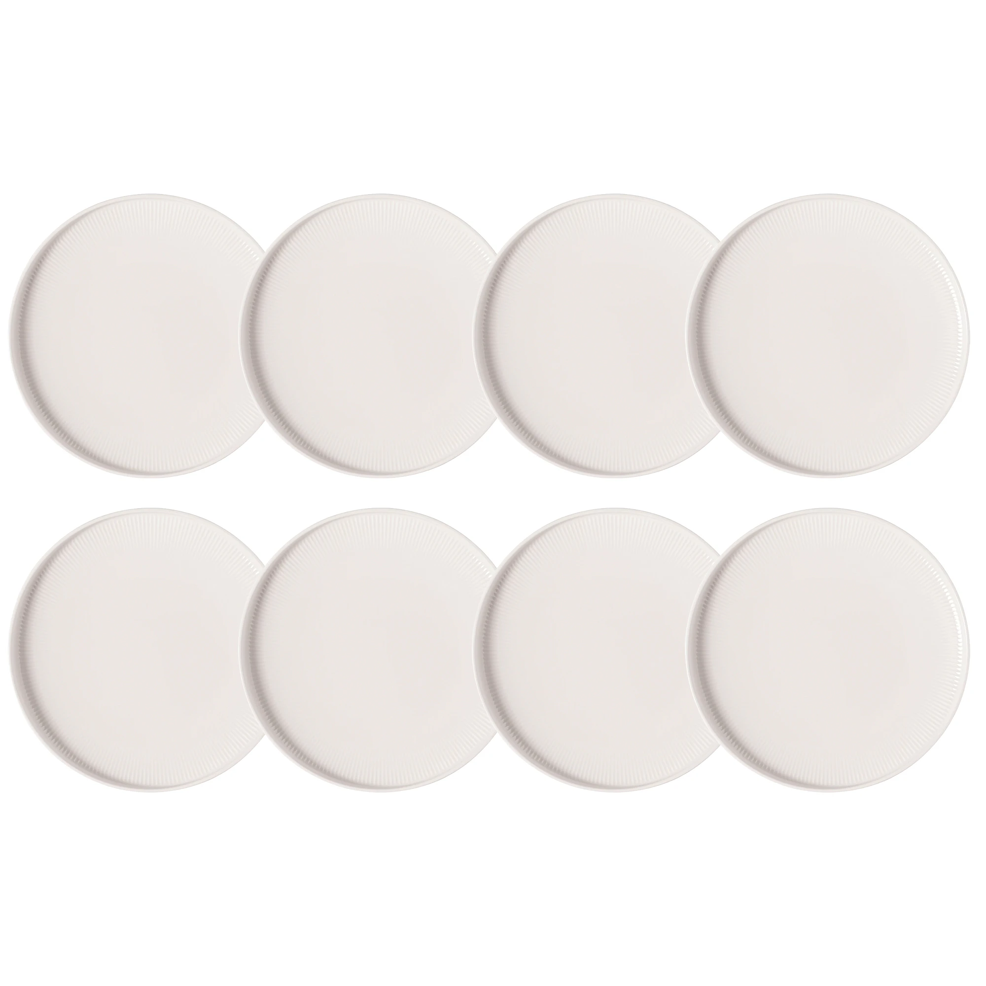 Villeroy & Boch Afina Tallerken 27 Cm 8-pk - Tallerkener Porselen Hvit - 1042932620X8
