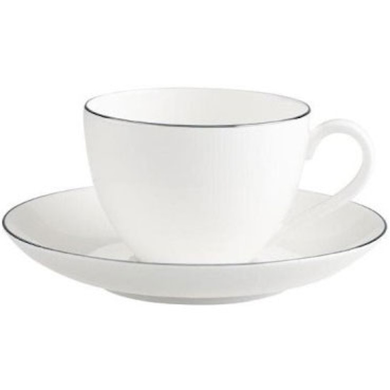 Anmut Platinum No.1 Kaffekopp med Tallerken