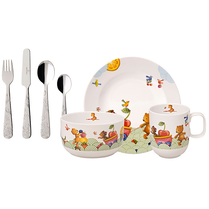 Barneservise 7 Deler, Hungry Bear