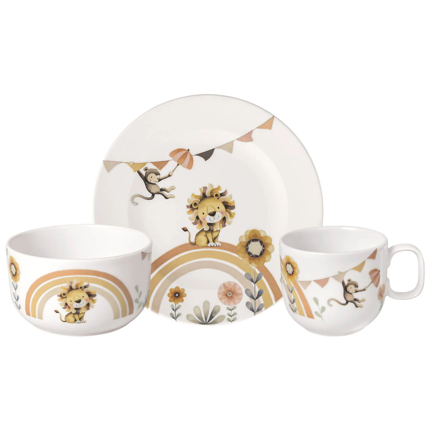Villeroy & Boch Boho Kids Barneservisesett 3 Deler  -  Barneserviser Porselen Beige - 1486738427