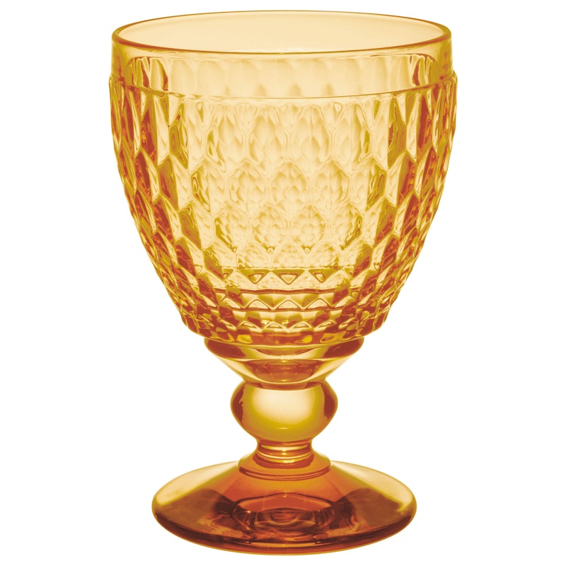 Boston Coloured Rødvinsglass 20 cl, Saffron