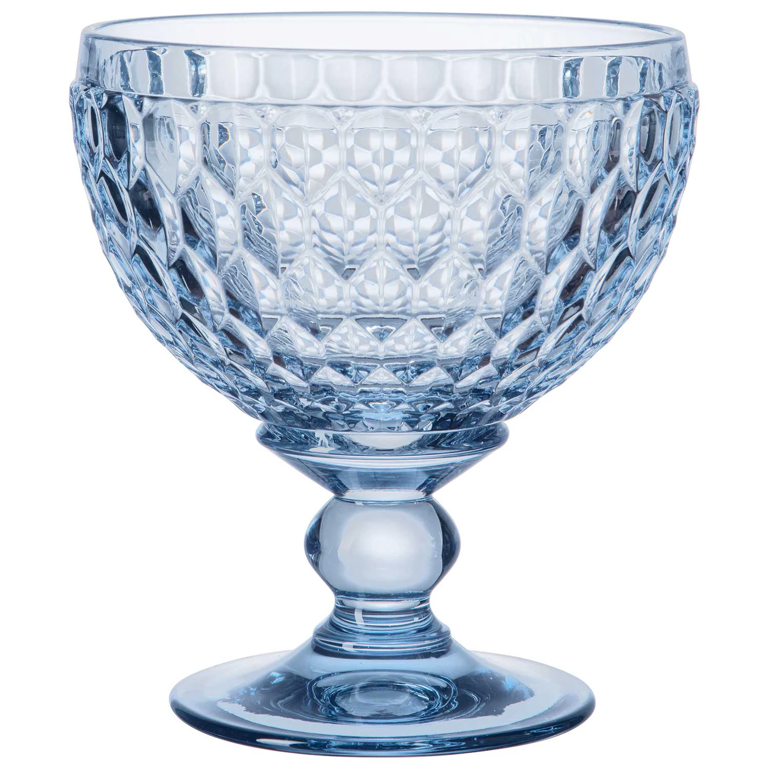 Villeroy & Boch Boston Dessertsk&aring;l Med Fot 25 Cl  -  Champagneglass Krystall Bl&aring; - 11-7309-0081