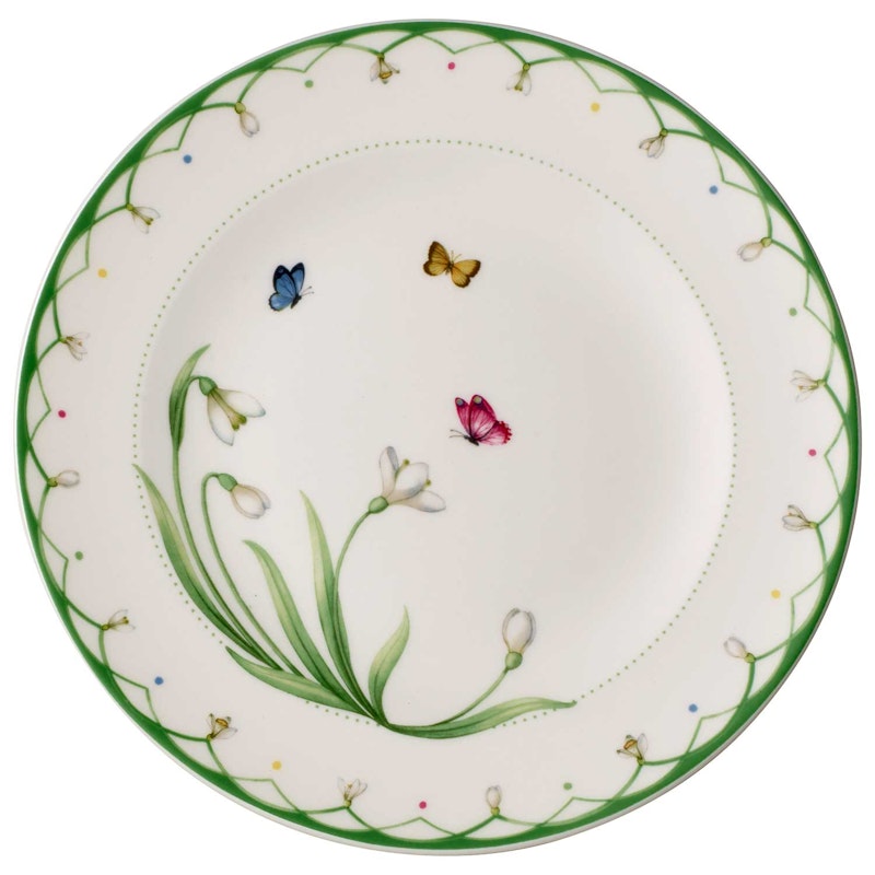 Colourful Spring Frokosttallerken, 22 cm